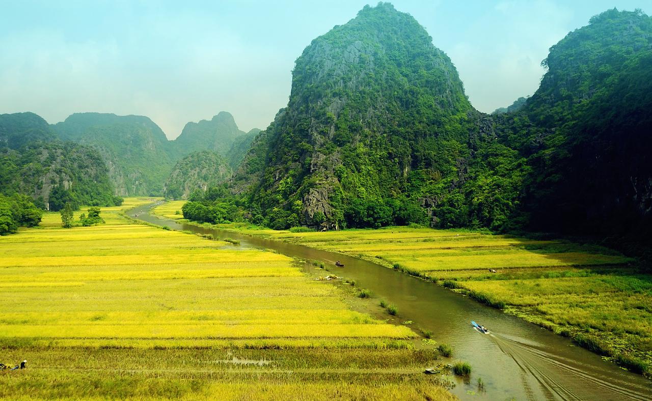 Готель Tam Coc Golden Rice Ніньбінь Екстер'єр фото